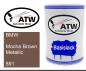 Preview: BMW, Mocha Brown Metallic, 891: 500ml Lackdose, von ATW Autoteile West.